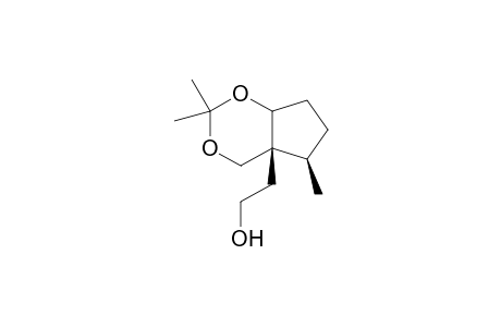 (1R,3aRS,7aS)-7a-Hydroxyethyl-1,5,5-trimethyl-4,6-dioxahexahydrindane