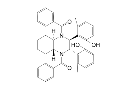 ((2S,3S,4aR,8aR)-2,3-bis(2-hydroxy-6-methylphenyl)octahydroquinoxaline-1,4-diyl)bis(phenylmethanone)