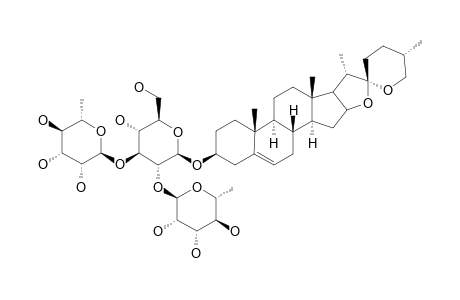 DIOSGENYL-ALPHA-L-RHAMNOPYRANOSYL-(1->2)-ALPHA-L-RHAMNOPYRANOSYL-(1->3)-BETA-D-GLUCOPYRANOSIDE