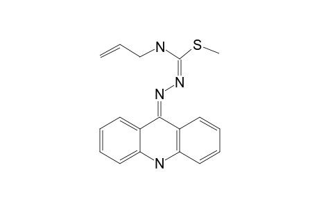 S-METHYL-1-(9,10-DIHYDROACRIDIN-9-YLIDENE)-4-ALLYL-ISOTHIOSEMICARBAZIDE;MAJOR-ISOMER