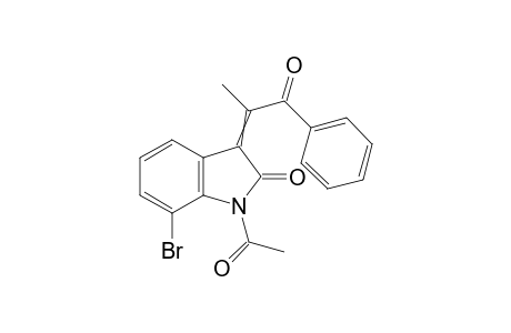 1-acetyl-7-bromo-3-(1-methyl-2-oxo-2-phenyl-ethylidene)indolin-2-one