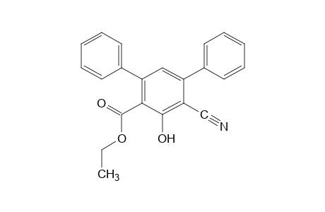 6'-cyano-5'-hydroxy[m-terphenyl]-4'-carboxylic acid, ethyl ester