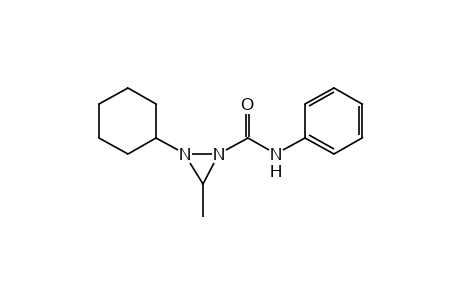 2-Cyclohexyl-3-methyl-1-diaziridinecarboxanilide