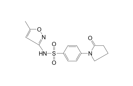 benzenesulfonamide, N-(5-methyl-3-isoxazolyl)-4-(2-oxo-1-pyrrolidinyl)-