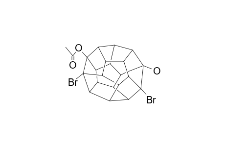 6-ACETOXY-11,16-DIBROMOUNDECACYCLO-[9.9.0.0-(2,9).0-(3,7).0-(4,20).0-(5,18).0-(6,16).0-(8,15).0-(10,14).0-(12,19).0-(13,17)]-ICOSAN-1-OL