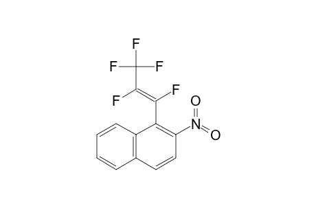 2-NITRO-1(Z)-PENTAFLUOROPROPENYL-NAPHTHALENE