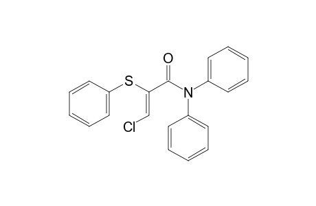 N,N-Diphenyl-(Z)-3-chloro-2-(phenylthio)-propenamide