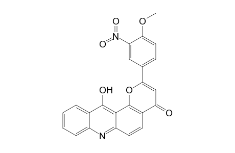 2-(4-Methoxy-3-nitro-phenyl)-7H-pyrano[2,3-a]acridine-4,12-dione