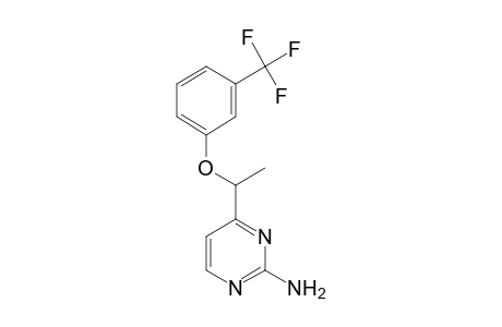 2-AMINO-4-{1-[(alpha,alpha,alpha-TRIFLUORO-m-TOLYL)OXY]ETHYL}PYRIMIDINE