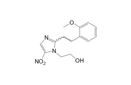 2-(o-methoxystyryl)-5-nitroimidazole-1-ethanol