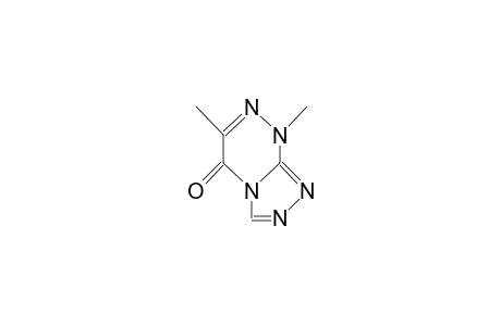 6,8-DIMETHYL-s-TRIAZOLO[3,4-c]-as-TRIAZIN-5(8H)-ONE