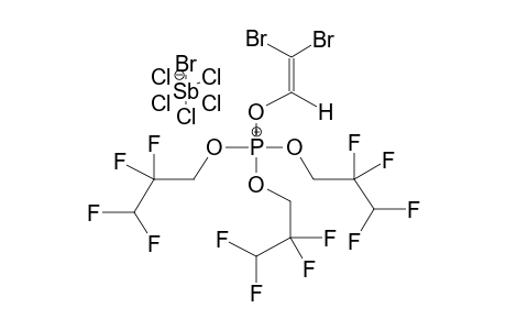 TRIS(2,2,3,3-TETRAFLUOROPROPOXY)(2,2-DIBROMOVINYLOXY)PHOSPHONIUMPENTACHLOROBROMOANTIMONATE