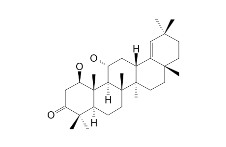 1.beta.,11.alpha.-Dihydroxy-olean-18-ene-3-one