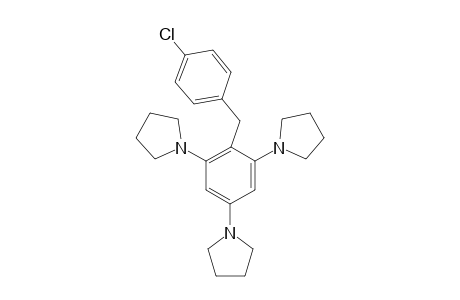 1,1',1''-[2-(p-chlorobenzyl)-s-phenenyl]tripyrrolidine