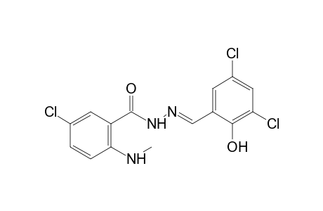 5-chloro-N-methylanthranilic acid, (3,5-dichlorosalicylidene)hydrazide