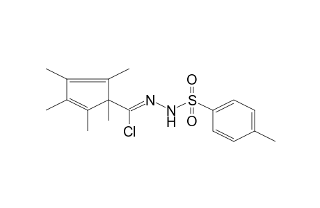 (1Z)-1,2,3,4,5-pentamethyl-N-(4-methylphenyl)sulfonyl-1-cyclopenta-2,4-dienecarbohydrazonoyl chloride