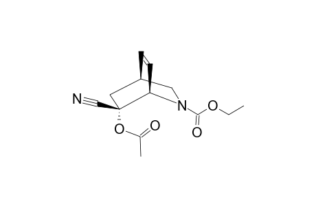 1-CARBETHOXY-7-ENDO-ACETOXY-7-EXO-CYANO-ISOQUINUCLIDENE