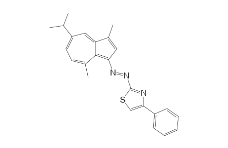 2-[(5-ISOPROPYL-3,8-DIMETHYLAZULEN-1-YL)-DIAZENYL]-4-PHENYL-1,3-THIAZOLE