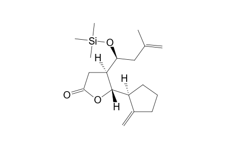 (1''S,2'R,4S,5R)-5-(2'-METHYLENE-CYCLOPENTYL)-4-(3''-METHYL-1''-TRIMETHYLSILANYLOXY-BUT-3''-ENYL)-DIHYDRO-FURAN-2-ONE;MINOR