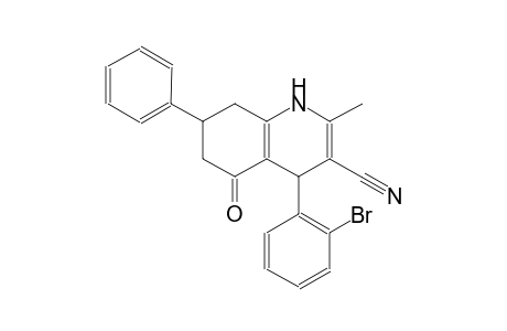 4-(2-bromophenyl)-2-methyl-5-oxo-7-phenyl-1,4,5,6,7,8-hexahydro-3-quinolinecarbonitrile