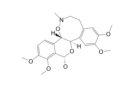 (1S,2R,15R)-15-HYDROXY-8,9,13,14-TETRAMETHOXY-4-METHYL-1,2,5,6-TETRAHYDRO-4H-ISOCHROMANO-[3.4-A]-BENZ-[C]-OXAZOCINE