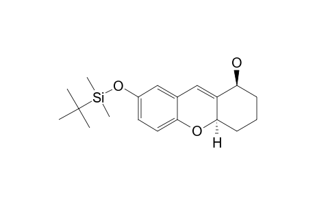 4A,1-(TRANS)-7-(TERT.-BUTYLDIMETHYLSILYLOXY)-2,3,4,4A-TETRAHYDRO-1H-XANTHENE-1-OL