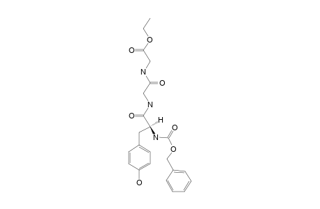 ETHYL-N-(BENZYLOXYCARBONYL)-TYROSYLGLYCYLGLYCINE