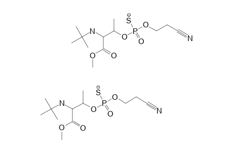 O-[O-(2-CYANOETHYL)-PHOSPHOROTHIOYL]-N-(TERT.-BUTOXYCARBONYL)-THREONINE-METHYLESTER