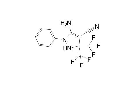 5-AMINO-4-CYANO-3,3-BIS(TRIFLUOROMETHYL)-1-PHENYL-4-PYRAZOLINE