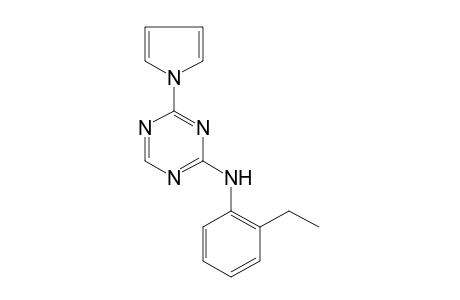 2-(o-ethylanilino)-4-(pyrrol-1-yl)-s-triazine