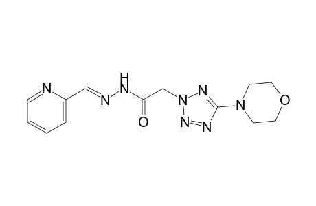 5-morpholino-2H-tetrazole-2-acetic acid, [(2-pyridyl)methylene]hydrazide