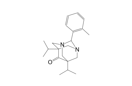 5,7-diisopropyl-2-(2-methylphenyl)-1,3-diazatricyclo[3.3.1.1~3,7~]decan-6-one