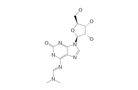 6-[[(DIMETHYLAMINO)-METHYLIDENE]-AMINO]-1,9-DIHYDRO-9-(BETA-D-RIBOFURANOSYL)-2H-PURIN-2-ONE