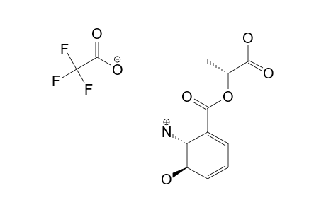 #17A;(2'S,5R,6R)-2'-[6-AMINO-5-HYDROXY-1,3-CYCLOHEXADIENE-1-CARBONYLOXY]-PROPIONIC-ACID-TRIFLUOROACETIC-ACID-SALT;ENT-ORYZOXYMYCIN-TRIFLUOROACETIC-ACID-SALT