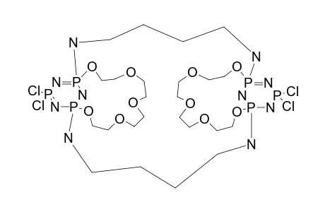 [N3P3CL2[O(CH2CH2O)4][NH(CH2)4NH]]2