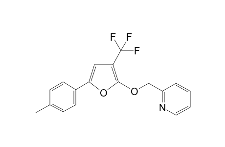 5-(4-METHYLPHENYL)-2-(2-PYRIDYLMETHOXY)-3-TRIFLUOROMETHYLFURAN