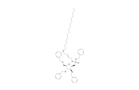 1-[BENZYL-[(E)-2'-BUTENYL-4'-O-HEXADECYL]]-3,4,6-TRI-O-BENZYL-2,5-ANHYDRO-D-GLUCITYL-PHOSPHONATE