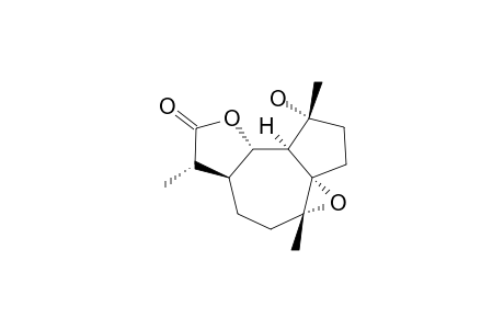 4-ALPHA-HYDROXY-5-ALPHA,6-BETA,7-ALPHA,11-BETA-H-GUAIAN-6,12-OLIDE-1(10)-ALPHA-EPOXIDE