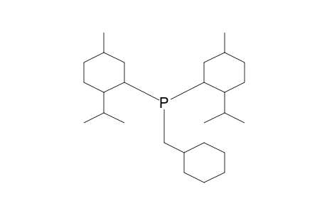 PHOSPHINE, (CYCLOHEXYLMETHYL)BIS[5-METHYL-2-(1-METHYLETHYL)CYCLOHEXYL]-, [1alpha(1R*,2S*,5R*),2beta,5alpha]-