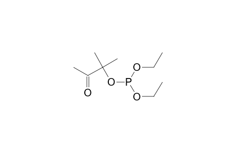 3-[(diethoxyphosphino)oxy]-3-methyl-2-butanone