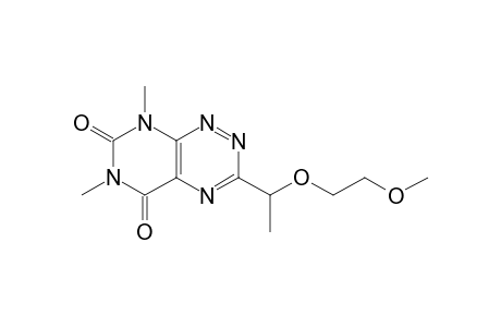 Pyrimido[5,4-e]-1,2,4-triazine-5,7(6H,8H)-dione,3-[1-(2-methoxyethoxy)ethyl]-6,8-dimethyl-