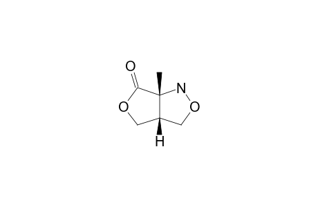 (3AS*,6AR*)-TETRAHYDRO-6A-METHYLFURO-[3,4-C]-ISOXAZOL-6-ONE