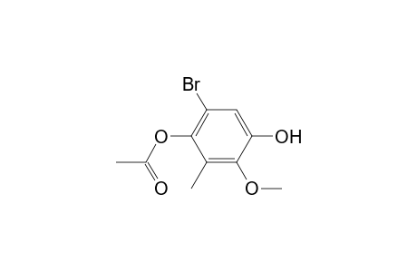 1,4-Benzenediol, 5-bromo-2-methoxy-3-methyl-, 4-acetate