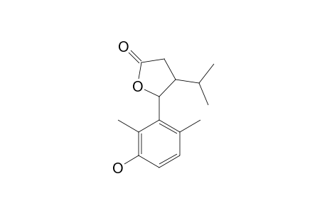 SMIGLACTONE;5-(3-HYDROXY-2,6-DIMETHYLPHENYL)-4-ISOPROPYLDIHYDROFURAN-2(3H)-ONE