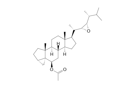 (22S,23S,24R)-24-METHYL-22,23-EPOXY-3-ALPHA,5-CYCLO-5-ALPHA-CHOLESTAN-6-BETA-YL-ACETATE