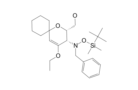 (CIS)-[(2S,3S)-8-[BENZYL-(TERT.-BUTYLDIMETHYLSILOXY)-AMINO]-4-ETHOXY-1-OXASPIRO-[5.5]-UNDEC-4-EN-2-YL]-METHANOL