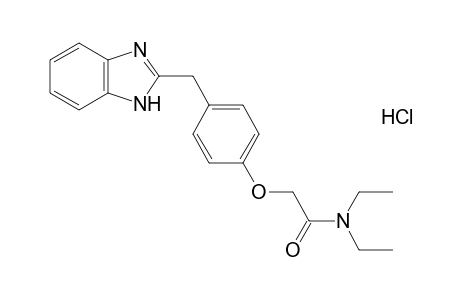 2-{[a-(2-benzimidazolyl)-p-tolyl]oxy}-N,N-diethylacetamide, monohydrochloride