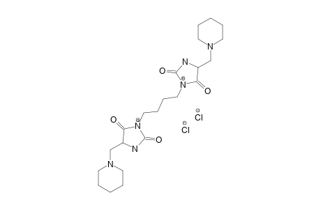 3,3'-(BUTANE-1,4-DIYL)-BIS-[5-(PIPERIDIN-1-YL-METHYL)-IMIDAZOLIDINE-2,4-DIONE]-DIHYDROCHLORIDE