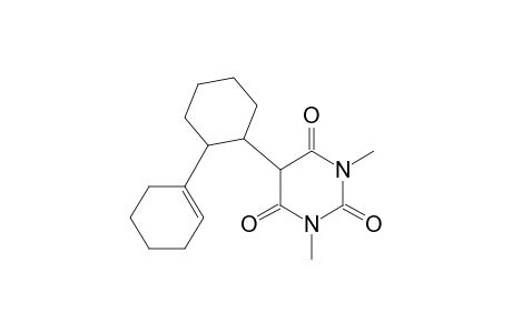 5-[2-(1-cyclohexenyl)cyclohexyl]-1,3-dimethylpyrimidine-2,4,6(1H,3H,5H)-trione