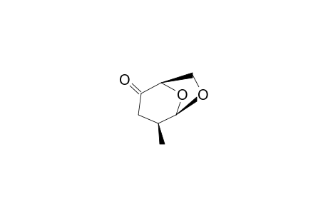 1,6-Anhydro-2,3-dideoxy-2-methyl-.beta.-D-(threo)-hexopyran-4-ulose